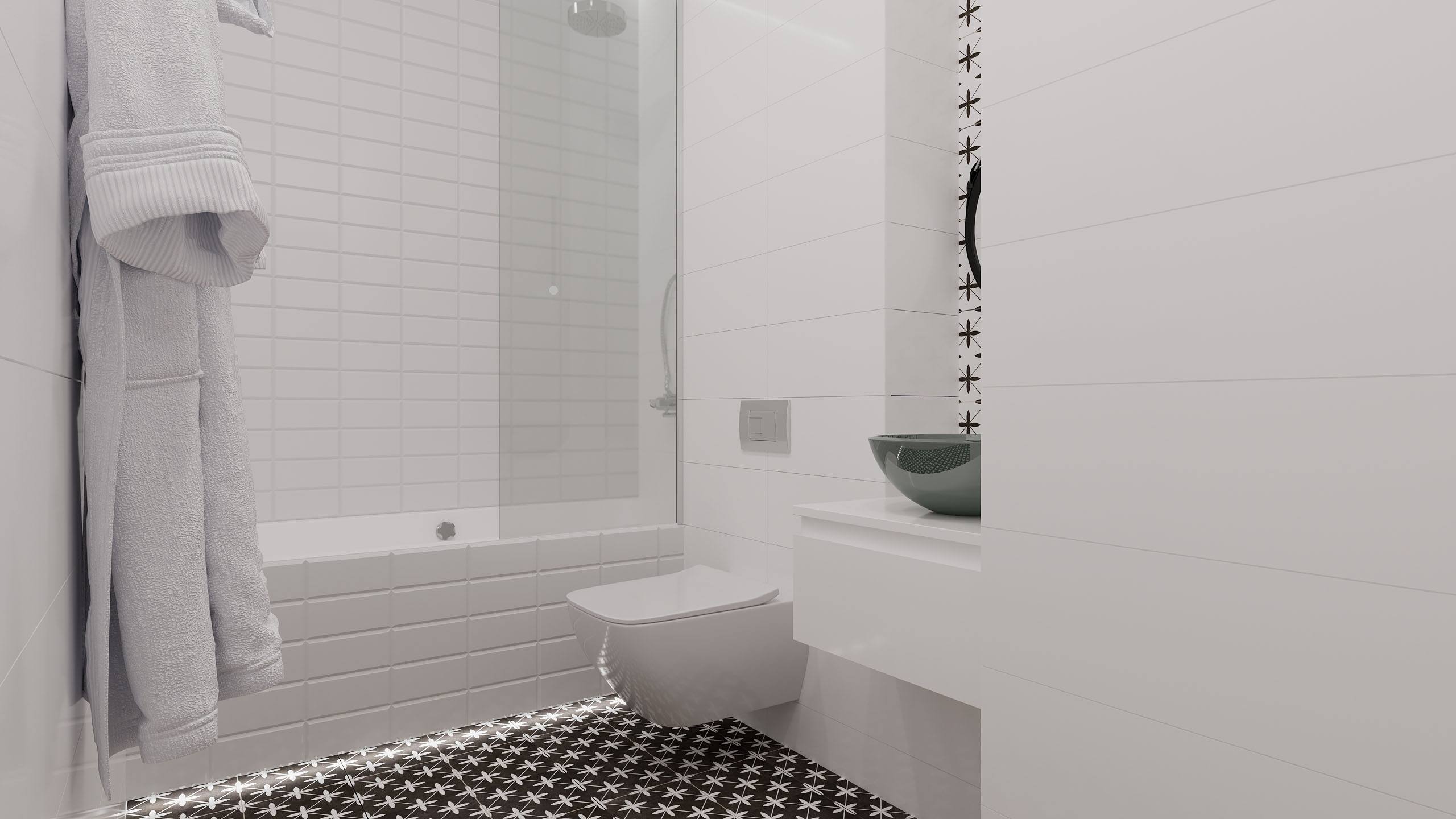 Фото ванної кімнати скандинавський стиль